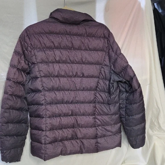 Eddie Bauer Plum Quilted Down Puffer Jacket TXL - Picture 3 of 4